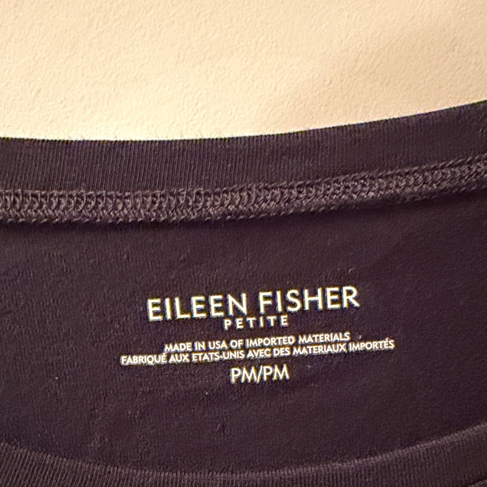 Eileen Fisher Black Mini Dress - Picture 2 of 3